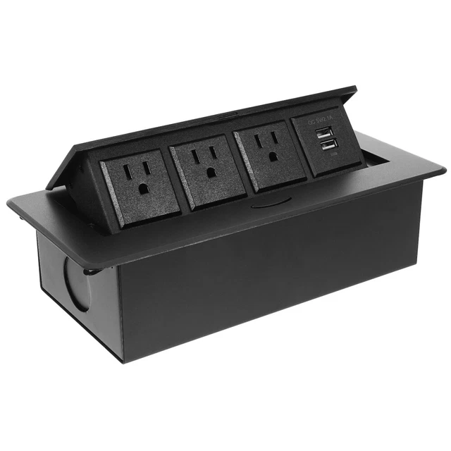 DESKTOP SOCKET CONFERENCE Table Charging Socket Countertop Power Outlet ...