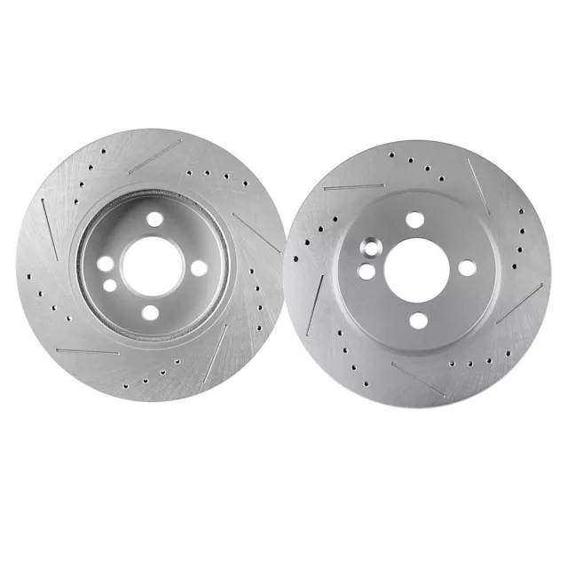 280mm Pair Front Brake Disc Rotors Set Replacement for 2007 - 2015 Mini Cooper