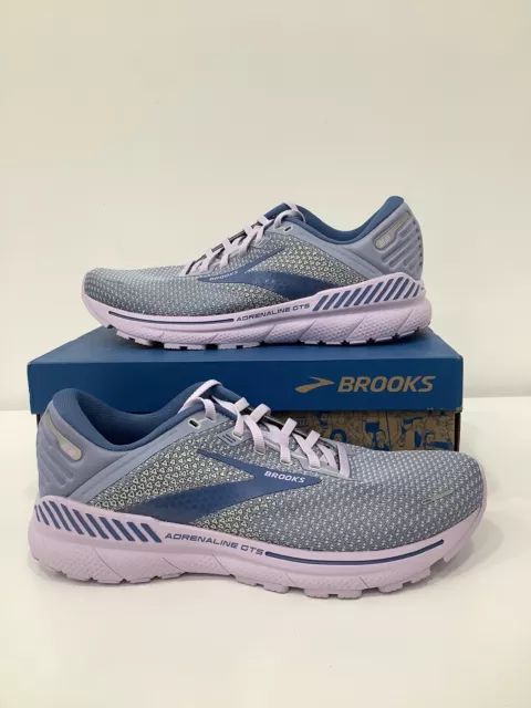 💥NO WEAR!💥 BROOKS ADRENALINE GTS 22 Women’s 5 B Blue Purple Running Shoes  $140 