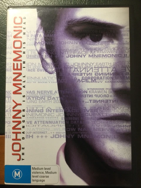 JOHNNY MNEMONIC DVD (Keanu Reeves, Dolph Lundgren, Dina Meyer like new ...