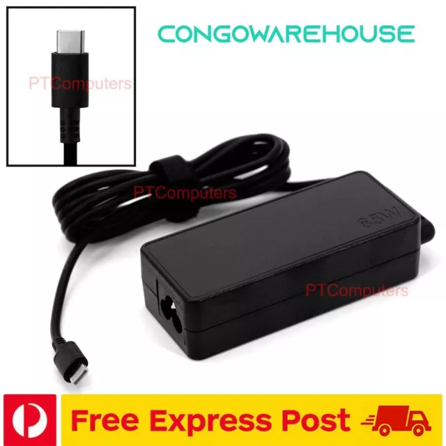 65W AC Charger Power Adapter type C USB-C For Lenovo YOGA 720-15IKB