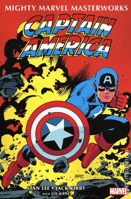 Mighty Marvel Masterworks Captain America TPB #2A-1ST NM 2023 Stock Image