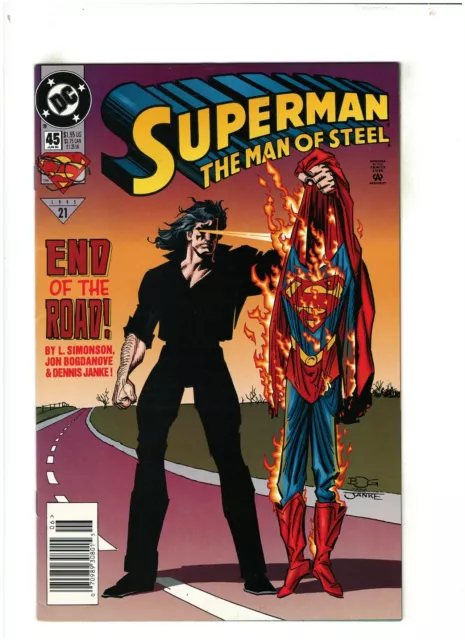 Superman Man of Steel #45 VF/NM 9.0 Newsstand DC Comics 1995