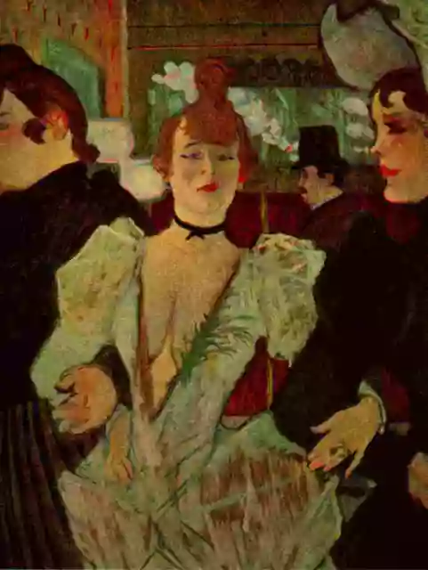 A4 Photo Toulouse Lautrec 1 La Goulue entering the Moulin Rouge Print Poster