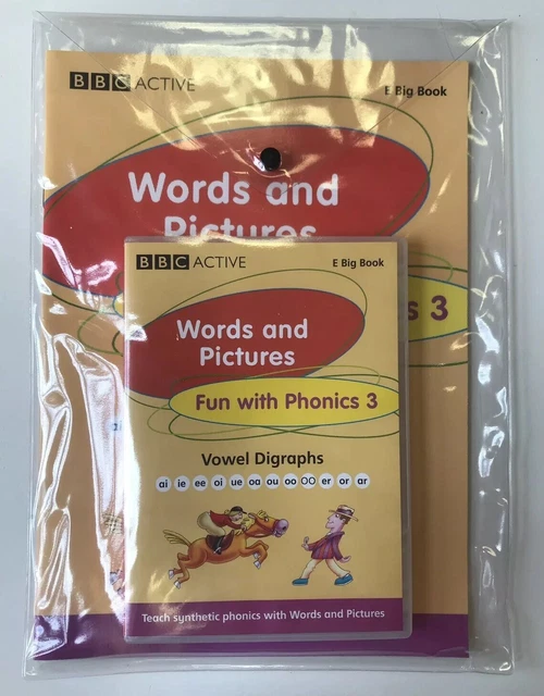 BBC ACTIVE WORDS and Pictures Fun with Phonics 3 Teachers Book and CD £
