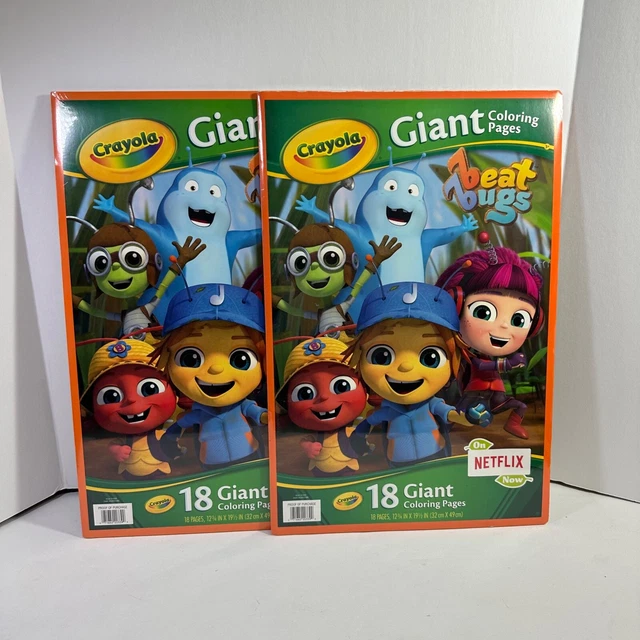 DISNEY PIXAR CARS 3 Crayola Giant Coloring Pages 18pgs Book 13x20 