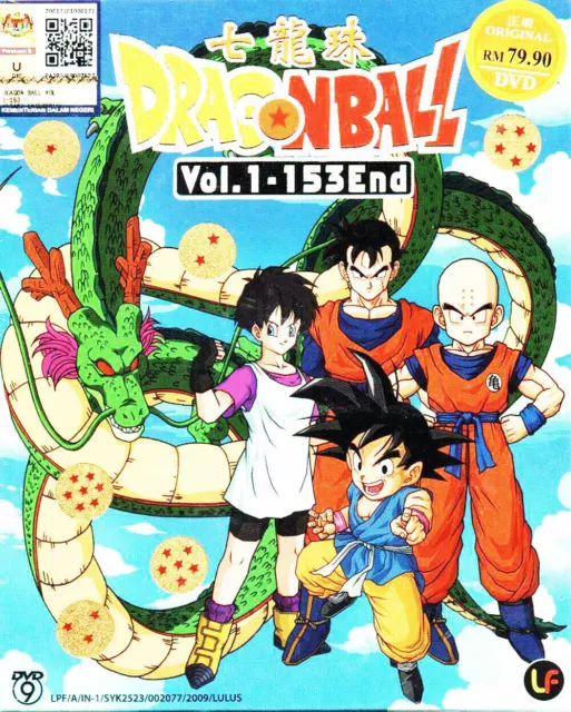 Dragon Ball Eps 1-153 End + 4 Movies. English Dub