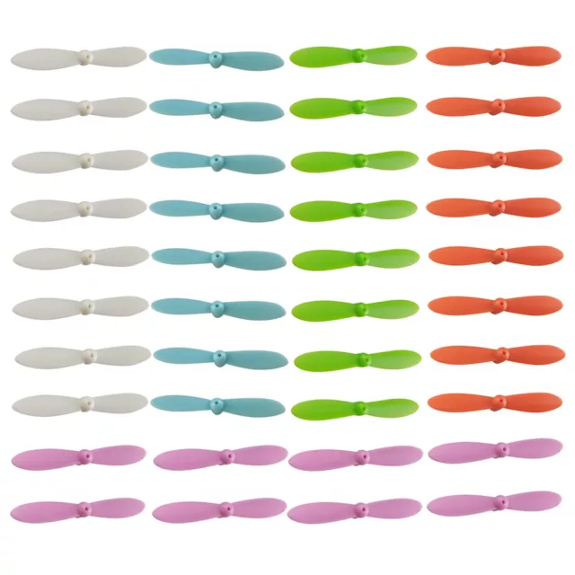 40pcs Multi-color Propeller Props for   CX 10 Mini Drone Quadcopter