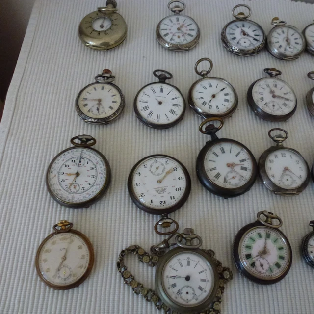 Mouvement De Montre Gousset Ancien - Calibre 8-41/1, à Réviser Ou Pour Pièces
