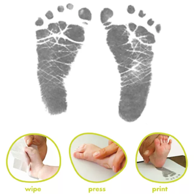 BABY MADE - Baby Inkless Print Kit - Foot Hand Print No Mess Child Safe **NEW** 3