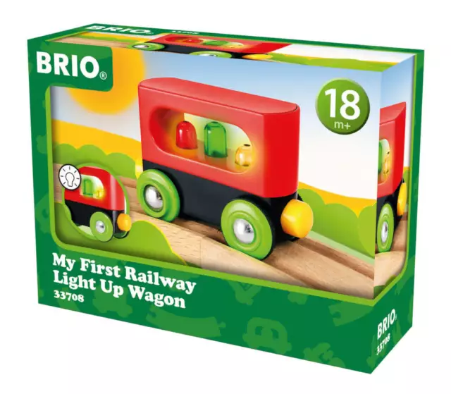 BRIO 63370800 Mein erster Waggon mit Licht