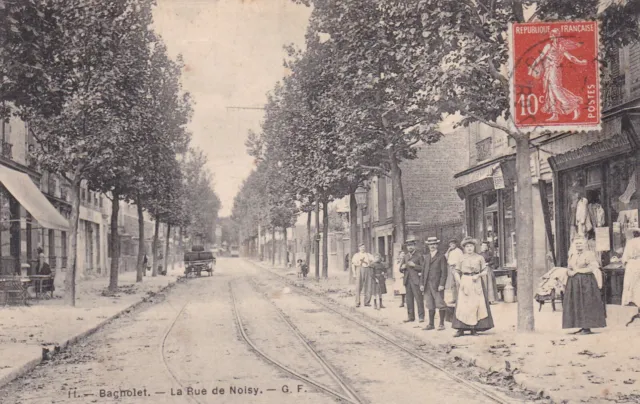 Carte Postale Ancienne Cpa Bagnolet La Rue De Noisy