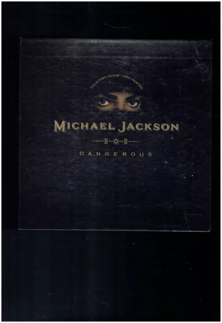 Michael Jackson Dangerous Box Set Cd Album Pop Up Inner & Booklet