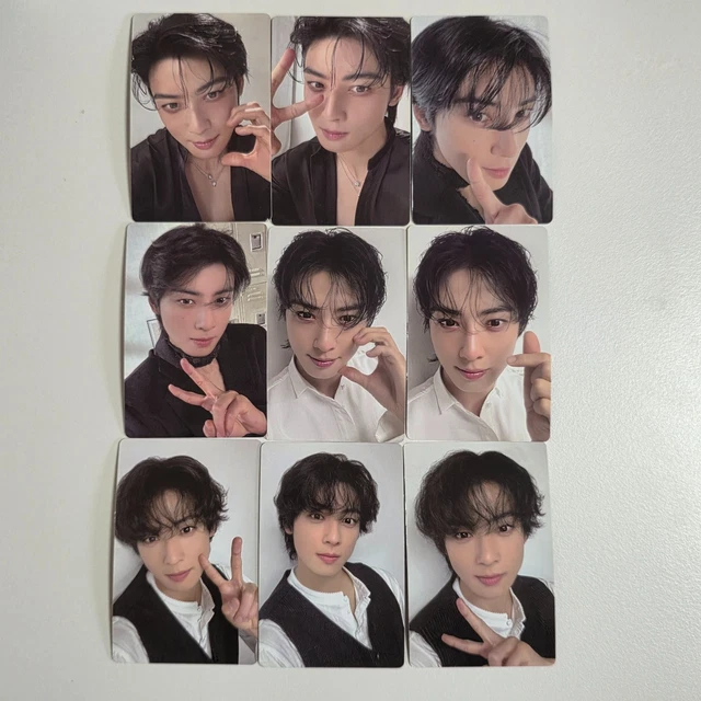 KPOP CHA EUNWOO Official Astro Postcard Blue Flame £15.00