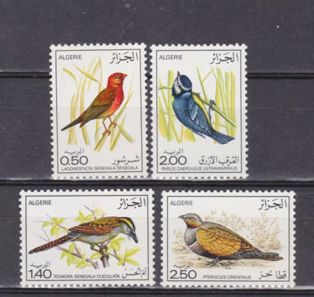 algeria 1976 yvert 635/8,Sc 563/6 bird,set MNH,tiny toned.    r468