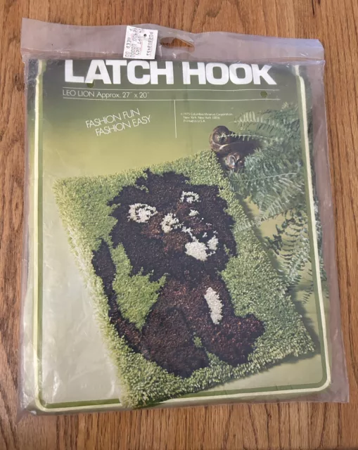 Columbia-Minerva Gancho Gancho Leo León Totalmente Nuevo Bolso Sellado Vintage 1975 Kit 3451