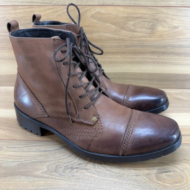 Robert Wayne Rex Mens Boots 10 Cap Toe Black Burnished Suede Square Toe Lug 43 Robert Wayne | Shoes | Robert Wayne Rex Mens Boots Cap Toe  main image 3