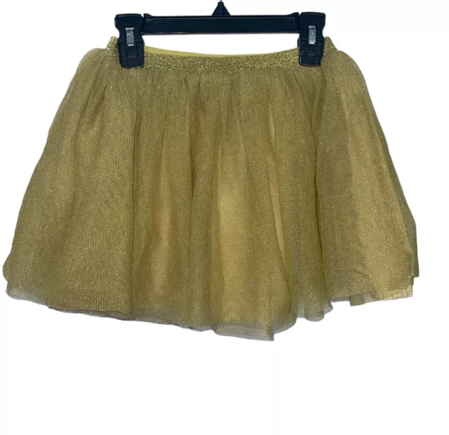 DISNEY STORE Girl's 7-8 Princess Belle Beauty and the Beast Glittered Tutu