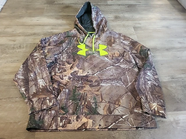 Under Armour Realtree Camo Hoodie Sweatshirt Adult Latge Pullover Scent Control Under Armour Realtree Camo Hoodie Sweatshirt Adult Latge Pullover Scent Control