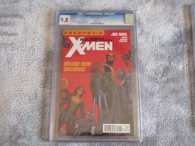 Wolverine and the X-MEN: # 1,  CGC 9.8  Marvel Comics 2011. Near Mint