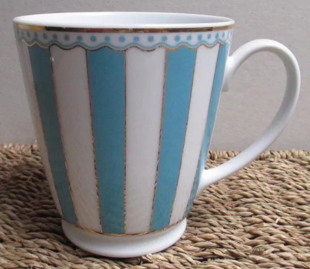 Gorgeous NORITAKE Carnivale Mug - Light Blue #M253. Fine porcelain. Like New