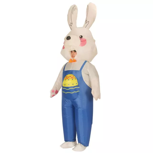 Costume de lapin gonflable de luxe pour adulte Costume de lapin de Pâques :  : Mode