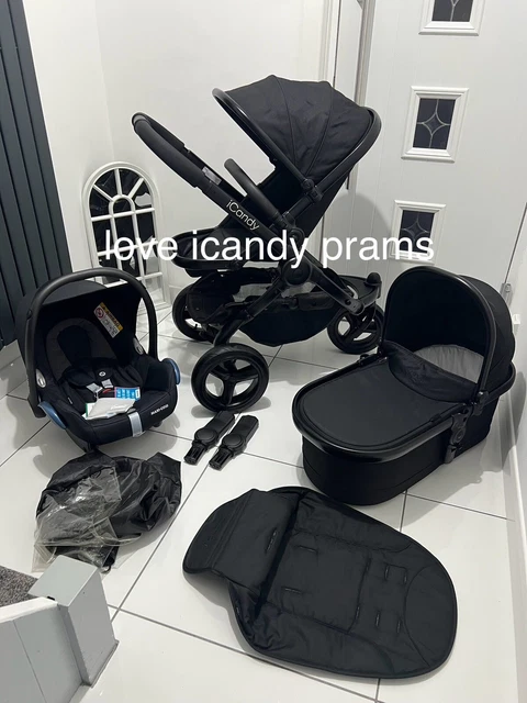 iCandy Peach🖤Eclipse with  Carrycot & NEW Maxi cosi Car Seat 🖤Refurbished🖤