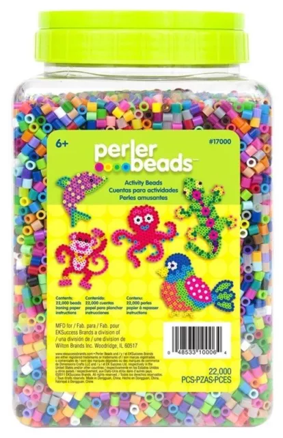 Perler Beads 22,000 Count Bead Jar Multi-Mix Colors