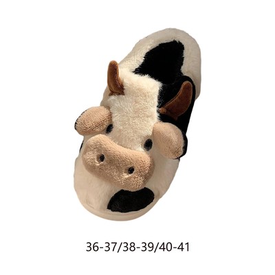 En coton Pour femme UKKO Chaussons d'hiver en forme d'ours en peluche Épais et doux Chauds 