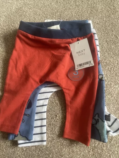 Next Baby Joggers Up To 3 Months X3 BNWT