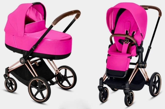 KINDERWAGEN CYBEX PRIAM 3 Rosegold Fancy Pink NEU!! EUR 599,00 - PicClick DE