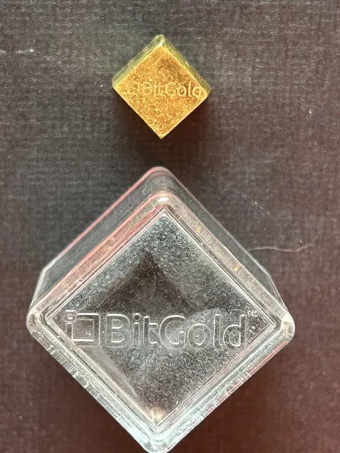 Rare 2016 Goldmoney Bitgold 10gram 999 gold bar ingot