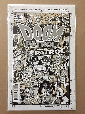 Doom Patrol (2016) #4 Variant Cover Young Animal Gerard Way Dc Nm 1St Printing