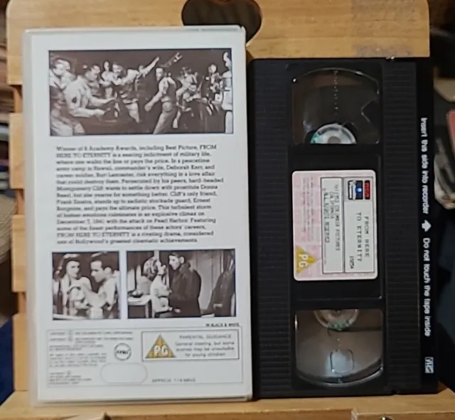 From Here To Eternity VHS VIDEO TAPE PAL 1953 (2002) B&W Burt Lancaster Deb Kerr 2