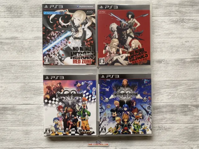 SONY PlayStation 3 PS3 No More Heroes & Kingdom Hearts HD 1.5 & 2.5 from Japan