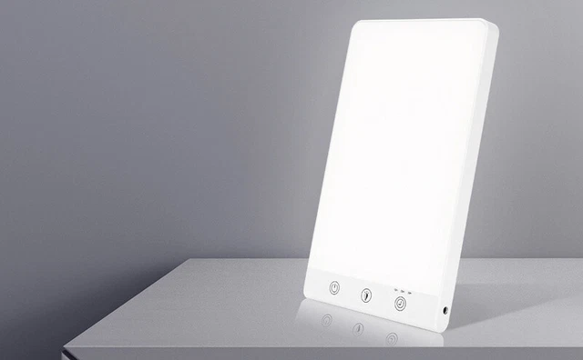 Lámpara de luz diurna terapia de luz LED luz solar regulable lámpara LED 16W 11000 LUX
