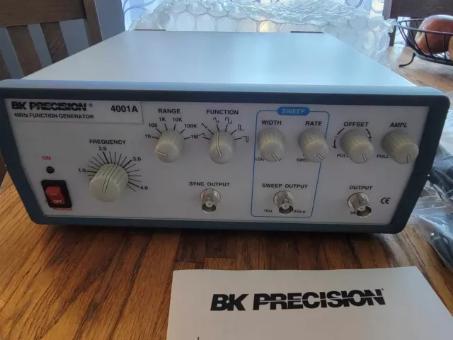 4001A Sweep Function Generator with Dial, 0.5 Hz to 4 MHz Frequency Range