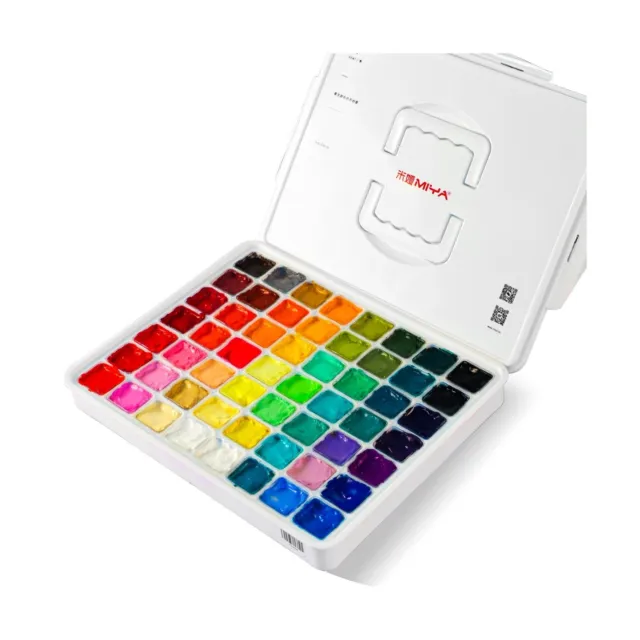 INK LAB HIMI Gouache Paint Set 24 Vibrant Colors Non Toxic