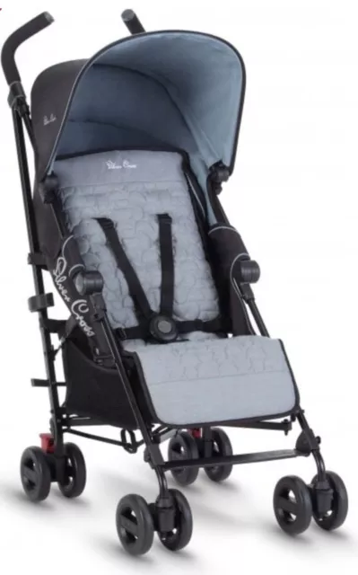 Silver Cross Zest Single Stroller - Powder Blue Newborn - 22kgs SX2053PB