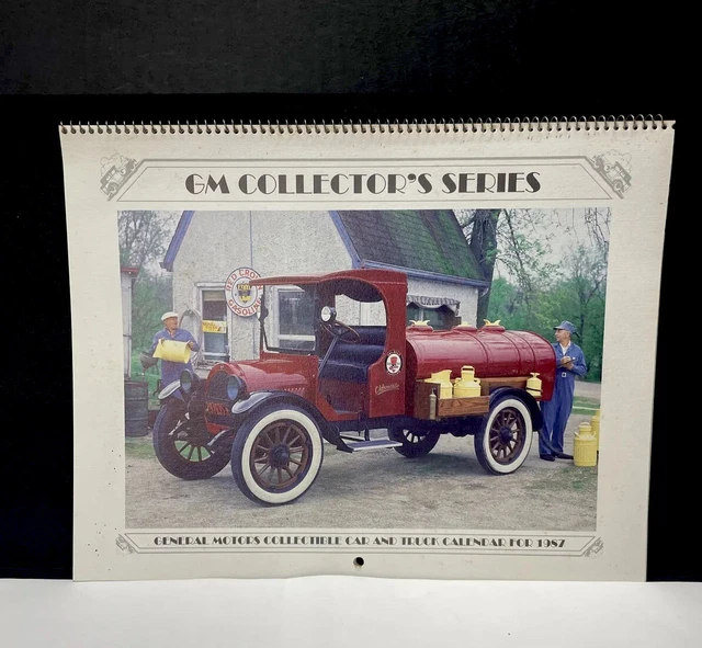 GM Collectors Series Car & Truck Calendar 1987