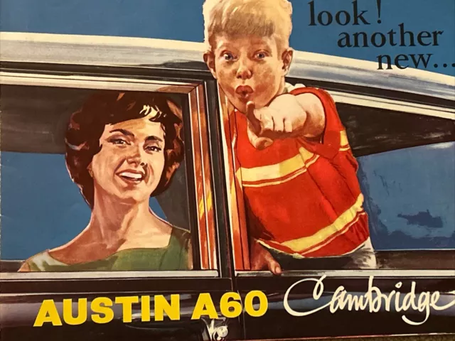 The Austin A60 Cambridge Original Car Sales Brochure Frameable Publication 2056