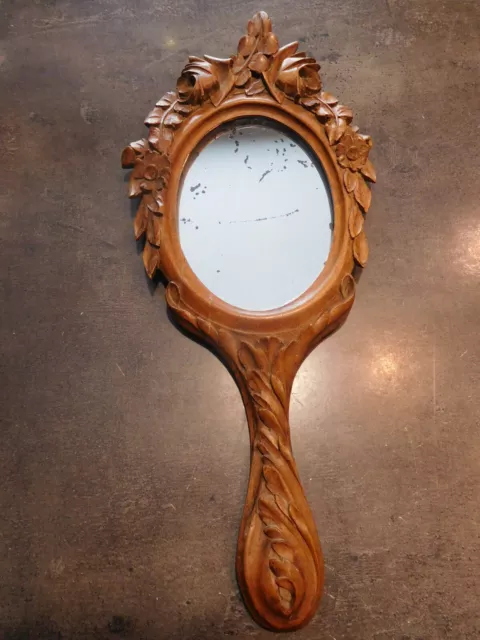 miroir face à main ancien