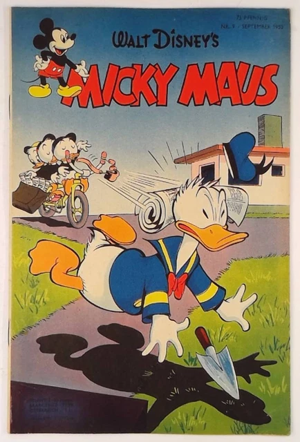 Micky Maus Heft 9 von 1952 - Original, kein Nachdruck - Ehapa