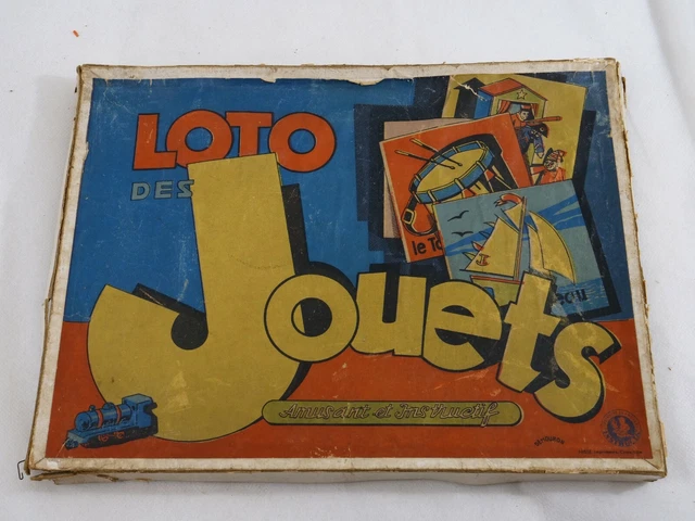 JEU DE LOTO Ancien Animé 1900 RARE 16 Cartes EUR 55,00 - FR