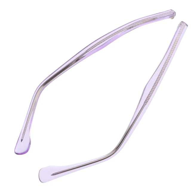 1 par de patas metálicas para repuesto de gafas, marco de planchado, patas de reparación de gafas,