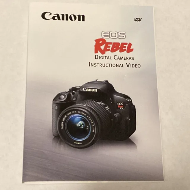 Canon EOS Rebel Digital Camera Instructional Video (DVD Disc Only) Guide Manual