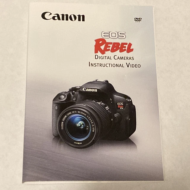 Canon EOS Rebel Digital Camera Instructional Video (DVD Disc Only) Guide Manual