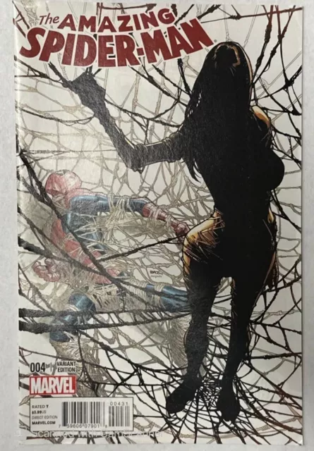 Marvel Comic Amazing Spiderman #4 Key 1St Appearance Silk Ramos Variant Not Mint