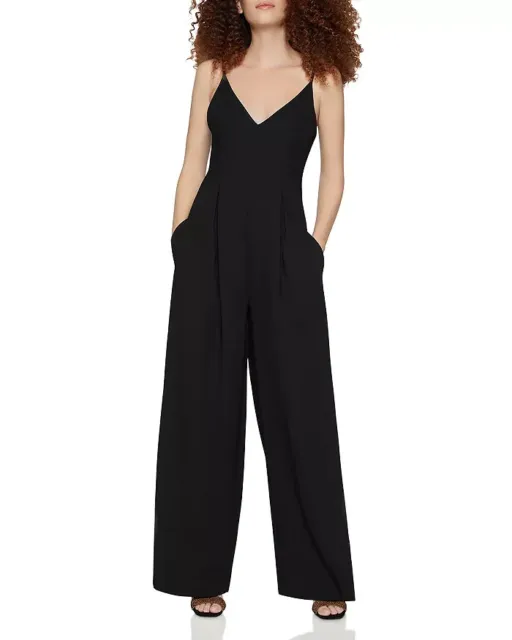 Bcbgeneration Pleated Wide-Leg Jumpsuit Fit-and-Flare L114716 Womens Size 6