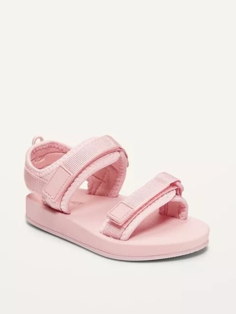 Old Navy Toddler Girl Double-Strap Sandals Blush Hue  Size 5-11 $23